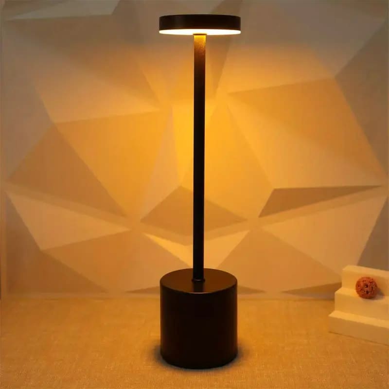💡 Luminária de Mesa LED Recarregável Sem Fio Touch 3 Tons de Luz