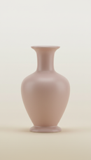 Vaso porcelana rosé blush